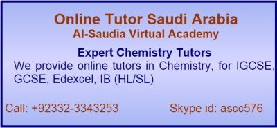 Online Tuition Chemistry in Saudi Arabia