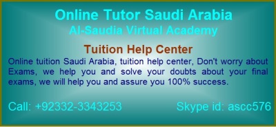 Online Tuition Help Center Saudi Arabia